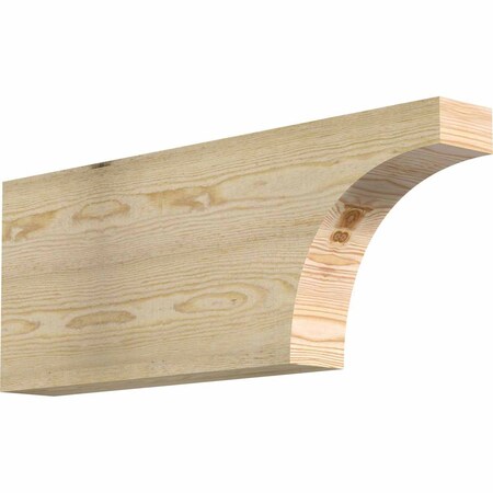 Ekena Millwork Huntington Rough Sawn Rafter Tail, Douglas Fir, 4"W x 12"H x 32"L RFT04X12X32HUN00RDF